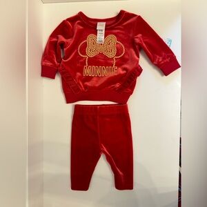 Disney Baby Minnie Mouse Set • 2 Piece Set • Size 0-3 months • NWT